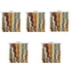 thumbnail image 5 of Cortina de baño abstracta Bewildely 150x180cm impermeable secado rápido, 5 of 6