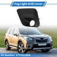 thumbnail image 2 of Cubierta de luz de niebla para parachoques delantero inferior, inserciones de luz de niebla No.57731SJ050 para Subaru Forester 2019-2021, ABS negro, 1 Pc frontal izquierdo, 2 of 6