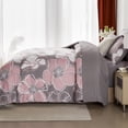thumbnail image 6 of Davulos Queen Comforter Set with Sheets,7 Piece Bed in a Bag Pink Floral Bedding Sets for Women Bedroom, 6 of 8