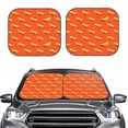 thumbnail image 2 of Balery tortilla tacos Parasol para parabrisas de coche de 2 piezas | Parasol plegable para parabrisas delantero de coche para la mayoría de sedanes-Large, 2 of 6