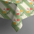 thumbnail image 5 of Pioneer Flower Floral Print Pattern Square Tablecloth, Waterproof Wipeable Spillproof Washable Table Cover for Home Kitchen Party Decor, 42"x42", 5 of 6