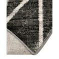 thumbnail image 4 of Unique Loom Matrix Trellis Collection Area Rug - Geometric (8' Round Gray/Ivory), 4 of 7