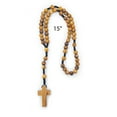 thumbnail image 4 of Olive Wood Robe Rosary with Dangling Cross Pendant, 4 of 4