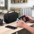 thumbnail image 1 of Estuche de transporte para consola de juegos para NS OLED con ranura para tarjeta Caja de bolsa de almacenamiento de viaje, 1 of 9