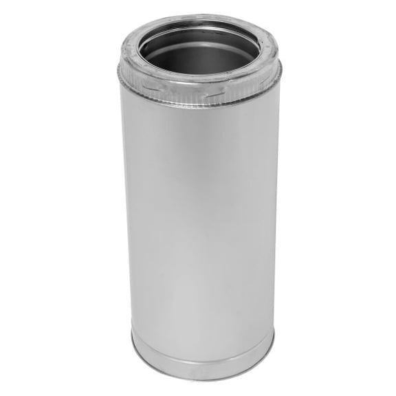 Selkirk Corporation SPRR6L18 6 Inch  x 18 Inch  Superpro Factory-Built Chimney Length 304-alloy Inner And Outer Walls