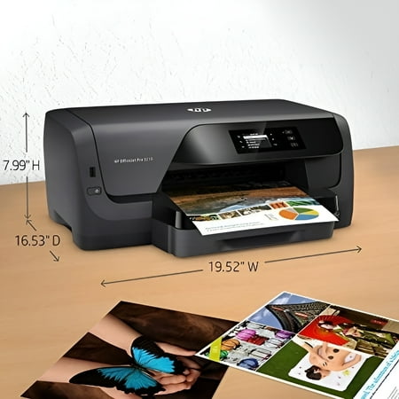 HP - OfficeJet Pro 8210 Wireless Inkjet Instant Ink Ready Printer - Black