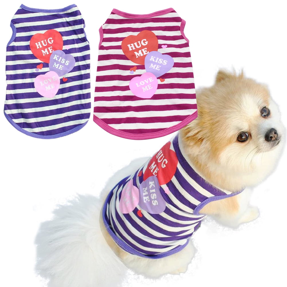 US Small Pet Dog Puppy Plaid T Shirt Lapel Coat Cat Jacket Clothes Costume XS-L 