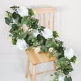 thumbnail image 3 of Flowers, Green Leaves & Vines Starry Sky Flower Garlands - for Wedding, Party Table and Background Decor, Spring Decorations, 3 of 5