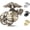 Brass, variant on U.S.Marine Corps Car Emblem – 3D Eagle Globe Anchor Metal Decal, 3.3"x3.1" Weatherproof Military Sticker, Universal Fit for Cars, Trucks, Gifts for Veterans & Supporters (Gold)