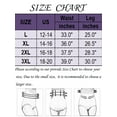 thumbnail image 3 of SAYFUT Women's Mid Waist Pleated Swim Skirt Swimsuit Bottom Swimwear Quick-Drying Bikini Bottom, 3 of 5