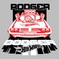 thumbnail image 3 of Men's Hot Wheels Bold Rodger Dodger Graphic T-Shirt, 3 of 6
