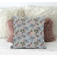 thumbnail image 7 of Roses Sprayed Stars Suede Zippered Pillow with Insert in Indigo Gray 20 x 20, 7 of 7