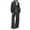 Dark Gray, variant on 2 Piece Sets for Women Trendy Lounge Sets for Women Travel Vacation Fall Outfits for Women Button Snap Mock Sweatshirt and Wide Leg Pant Sweat Suit S
