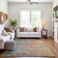 thumbnail image 6 of Addison Rugs Mayfield Premium Machine Washable Transitional Abstract Teal Rectangle Rug, 10' x 14', 6 of 6