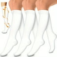 thumbnail image 1 of 3pairs Copper Compression Socks For Blood Circulation 15-20mm Hg  Compression Socks For Women And Men, 1 of 7