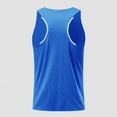 thumbnail image 6 of USNSM Men's Mesh Running Tank Tops Ultra Lightweight Marathon Singlets Breathable Race Vests Quick Dry Sleeveless Shirt Blue S, 6 of 6
