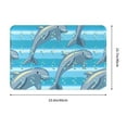 thumbnail image 3 of Uemuo Dolphin Printed Door Mat Indoor Doormat 16"x24",Front Back Door Mats Non Slip Entrance Rugs,Inside Doormats for Entryway, 3 of 9