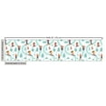thumbnail image 2 of Ski Pattern Fabric by the Yard, Continuous Pastel Skiing People on Track Simple Trees Winter Theme, Decorative Upholstery Fabric for Sofas and Home Accents, 10 Yards, Pale Teal Multicolor by Ambesonne, 2 of 4