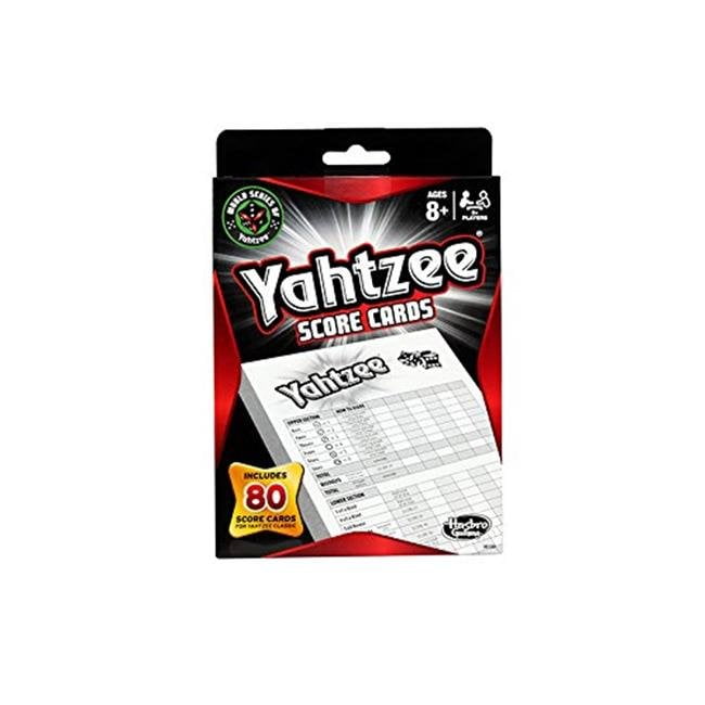 320 cards total 80 cards per pack Brand new Yahtzee score cards 4 pack 