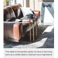 thumbnail image 2 of Yamazaki Home C Side Table, Black, Steel, Supports 11 pounds, 2 of 7