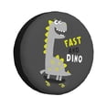 thumbnail image 2 of Balery Cute Dinosaur Tire Covers - Tough Tire Wheel Protector for Truck, SUV, Trailer, Camper, RV -15 inch, 2 of 8