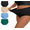 Color G, variant on Plus Size S-4XL High Waisted Briefs for Women Plus Size Ladies Underwear Stretch Full Coverage Panties 4 Pack