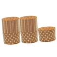 thumbnail image 2 of deevoka 100 Pieces Bread Baking Cup Paper Baking Pans for Engagement Party Christmas 9cmx8.5cm, 2 of 9