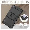 thumbnail image 6 of Dteck Case for Samsung Galaxy Tab A9+ Plus Case 11" 2023 (SM-X210/X216/X218), Heavy Duty Shockproof Protective Case with Screen Protector, Built-in Stand, Shoulder Strap,Black, 6 of 7