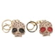 thumbnail image 3 of Regalos de calavera, 2 piezas de llavero de calavera, llavero de coche negro, llavero de mochila, muy versátil, 3 of 14