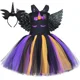 thumbnail image 2 of Vestido de unicornio malvado para niñas negras, disfraz elegante de carnaval y Halloween para niñas, ropa para niños, vestido de tutú de princesa para fiestas navideñas, 2 of 5