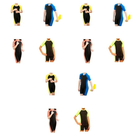 

wrea 3pcs Kids Swimwear Summer Boys Swimsuit Girl Swimming Children Sport Sunproof Beachwear Baby Bathing Suit