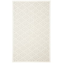 SAFAVIEH Palm Beach Sylvia Geometric Area Rug, Natural/Ivory, 5' x 8'