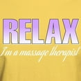 thumbnail image 3 of CafePress - Relax... I'm A Massage Therapis T Shirt - Men's Classic Graphic T-Shirt, 3 of 4