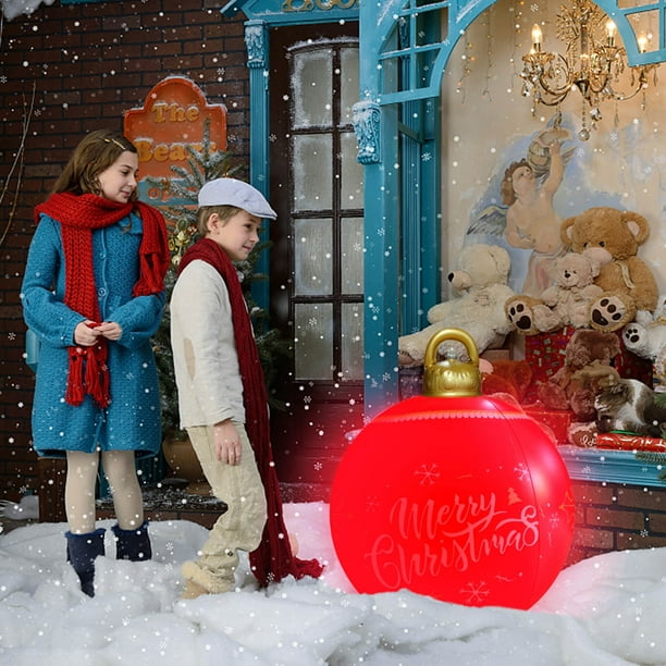 60cm Outdoor Christmas Inflatable Decorated Ball Giant Christmas