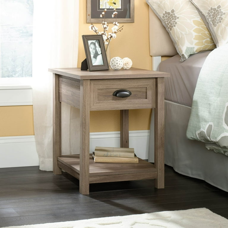 Sauder salt oak end table discount
