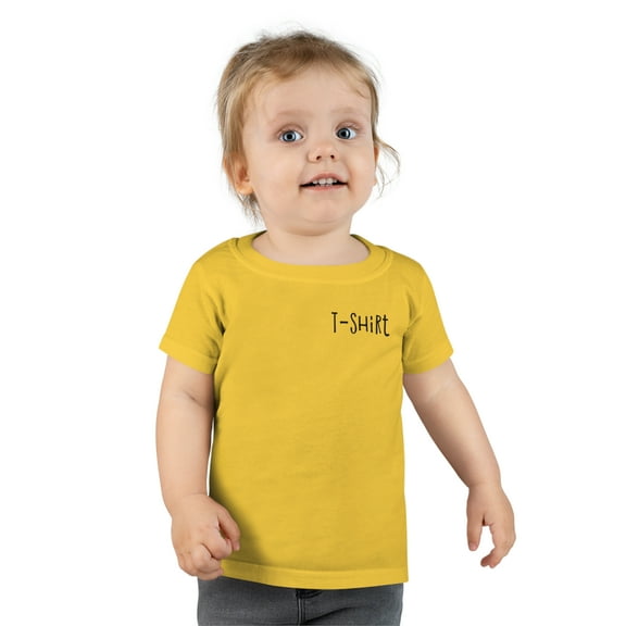"t-shirt" T-Shirt - Toddler T-shirt Ringspun Cotton Tee for Kids