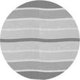 thumbnail image 1 of Ahgly Company Machine Washable Indoor Round Transitional Gunmetal Gray Area Rugs, 8' Round, 1 of 7