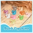 thumbnail image 4 of 100 Pcs Mini Glitter Ducks, Colorful Tiny Resin Duck Figurines, Small Ducks for Dollhouse Micro Landscape Aquarium Decorations Home Décor, 4 of 6