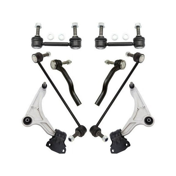 Front and Rear Control Arm Ball Joint Tie Rod and Sway Bar Link Kit 8 Piece - Compatible with 2013 - 2020 Ford Fusion 2014 2015 2016 2017 2018 2019