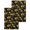 Black, variant on Black Yellow Sunflower Kitchen Dish Towels for Drying Dishes Set of 2, Summer Botanical Farmhouse Floral Waffle Weave Microfiber Hand Tea Bathroom Towels Quick Dry & Absorbent Towel 15.7x23.6