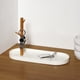 thumbnail image 5 of Inteprter Bandeja de almacenamiento que ahorra espacio con estante para ramas ABS multifuncional y elegante de fácil acceso ABS duradero Almacenamiento y organización del hogar Blanco, 5 of 6
