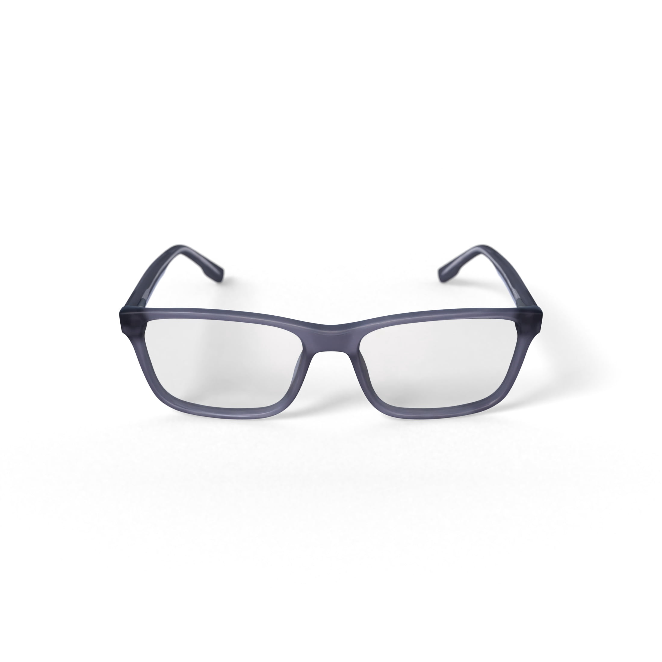 Walmart Men's Makoa Rectangular Prescription Eyeglasses with Case, Gray