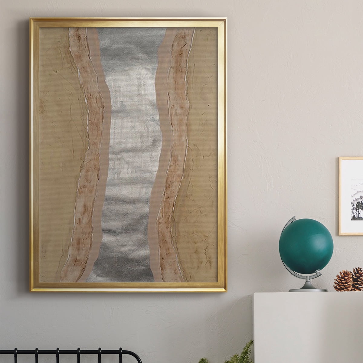 Silver Lake II Premium Framed Print, in Gold, Black, or Silver - Ready to Hang