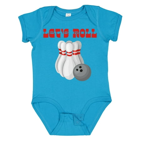 

Inktastic Let s Roll Bowling Gift Baby Boy or Baby Girl Bodysuit
