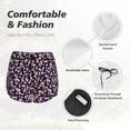 thumbnail image 6 of Fotbe Flower Womens High Waist Running Shorts Athletic Workout Quick Dry Shorts for Women with Pockets Gym Yoga Summer Shorts-Large, 6 of 9