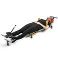 thumbnail image 6 of Aqzb Back Stretch Bench with Cervical Traction, Length Adjustable Spine Stretcher Bed with Foam Rollers, 150kg Load-capacity Lumbar Decompression Table with Cervical Traction Lumbar Stretcher, 6 of 7