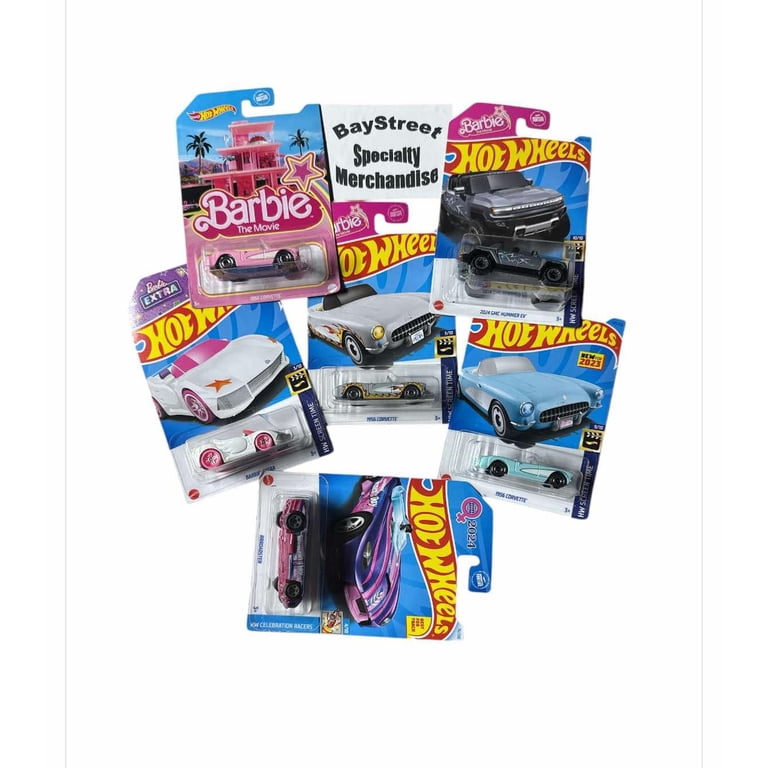 Hot Wheels Corvette Toy Set Pack - 72 Collectible Diecast Cars