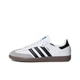 thumbnail image 3 of Zapatillas de skate adidas samba OG de piel suave para hombre y mujer, zapatillas informales planas para deportes al aire libre, color tonal, de Wales Bonn Pony, 3 of 5