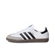 thumbnail image 3 of Zapatillas de skate adidas samba OG de piel suave para hombre y mujer, zapatillas informales planas para deportes al aire libre, color tonal, de Wales Bonn Pony, 3 of 5