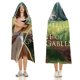 thumbnail image 3 of Ana de las Tejas Verdes Manta Capa con Capucha Anti-Bolitas, Manta de Lana Ártica Suave, Manta Portátil de Felpa Ligera y Lujosa, Poncho para Siesta en Casa y Oficina, 100*130cm, 3 of 6